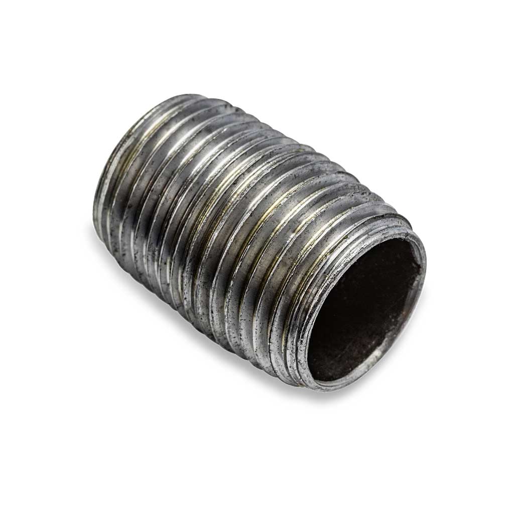 Black Pipe Close Nipple