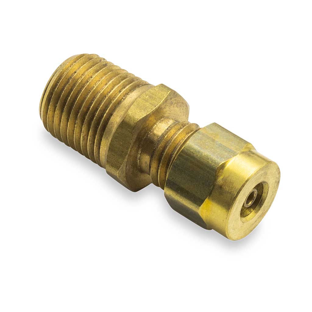 Male Connector - Slotted Ferrule 1/8&quot; x 1/8&quot;