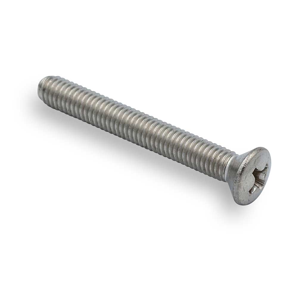SS Oval Hd Phillips Machine Screw 1/4" - 20 x 1 1/4"