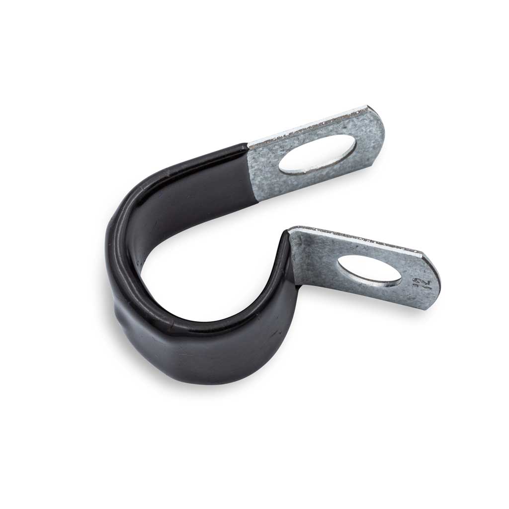 Rubber Coated Clamps 3/4&quot;ID w/ 1/4&quot; Mtg Hole