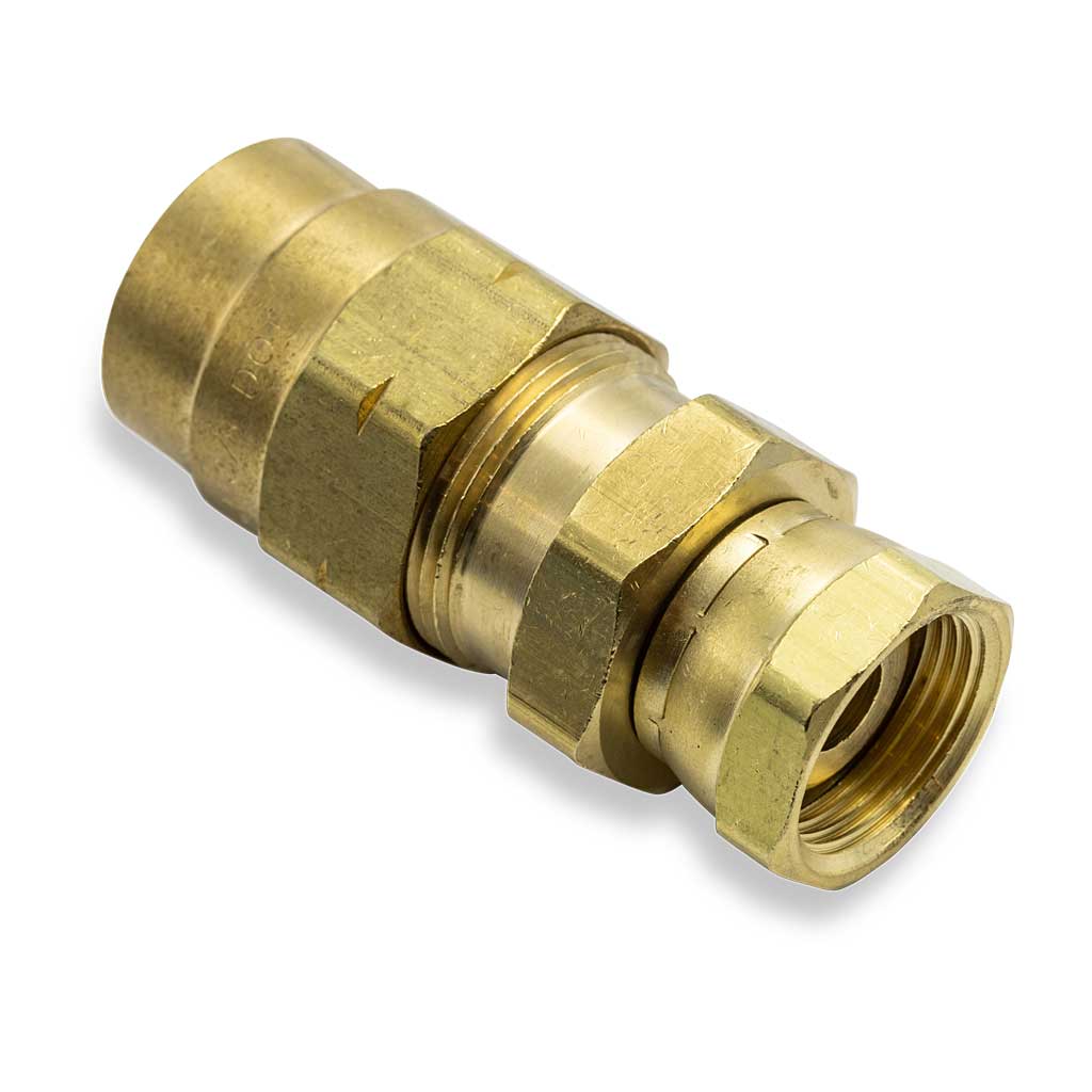 Female Swivel Connector- Rubber Hose 1/2"x 7/8"