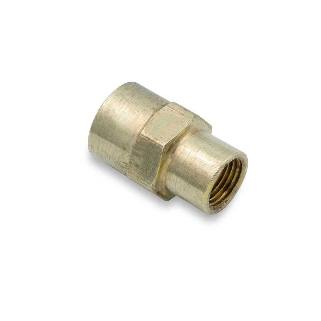 Female Reducer - Female 45° Flare to Male 45° Flare - 3/8&quot; x 1/2&quot;