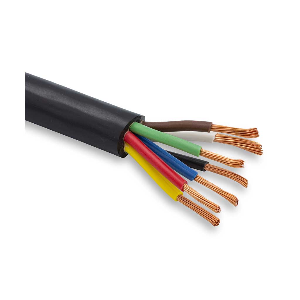 Trailer Cable - 14 Ga x 6 Conductors - Bulk
