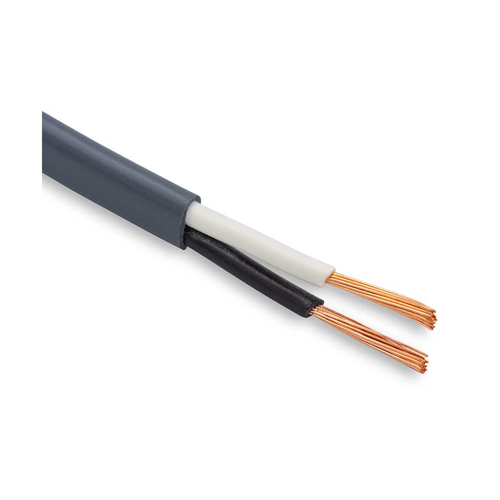 Jacketed Parrallel Wire - 14 Ga x 3 Conductor - Blk/Grn/Wht