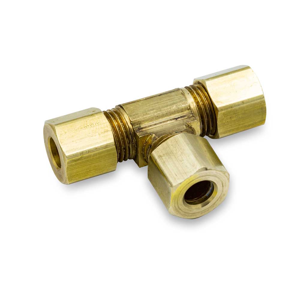 Union Tee - Forged Compress Align 3/8&quot; x 1/4&quot; x 1/4&quot;