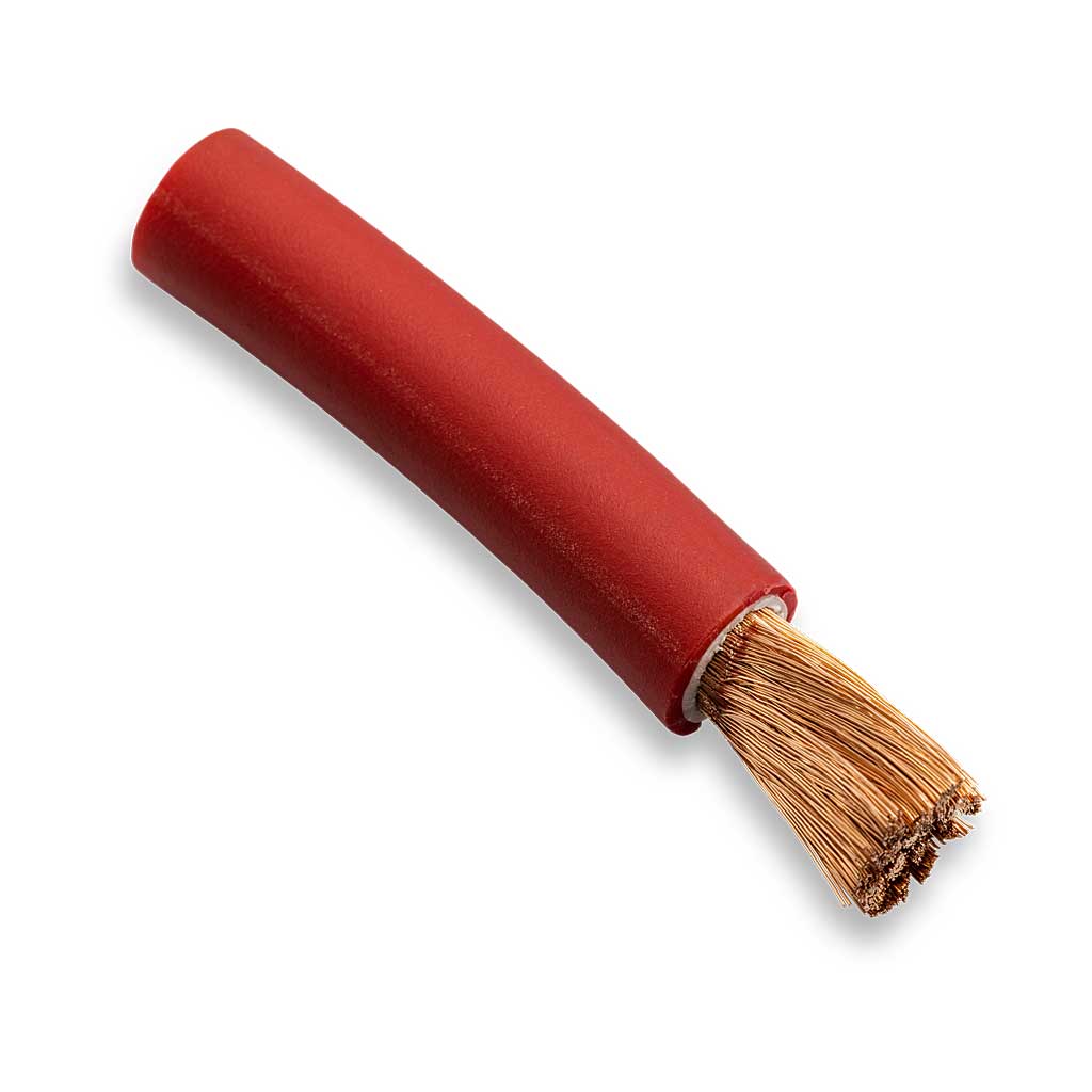 Welding Cable - 1ga Red 25&#39;